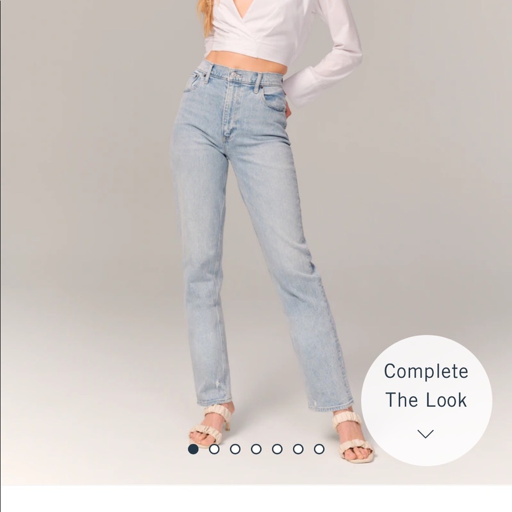 Abercrombie & fitch ultra high rise 90s jeans